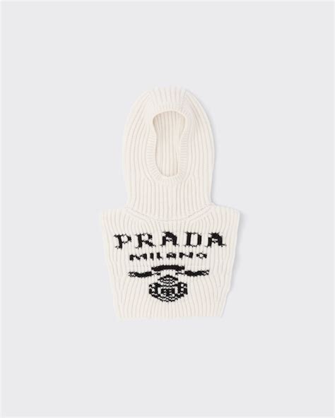 ski helmet prada|White Cashmere ski helmet .